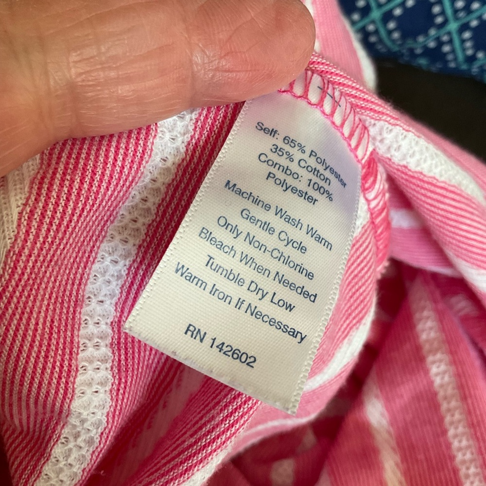 Sail to Sable Pink Striped Dress M - Picture 4 of 4